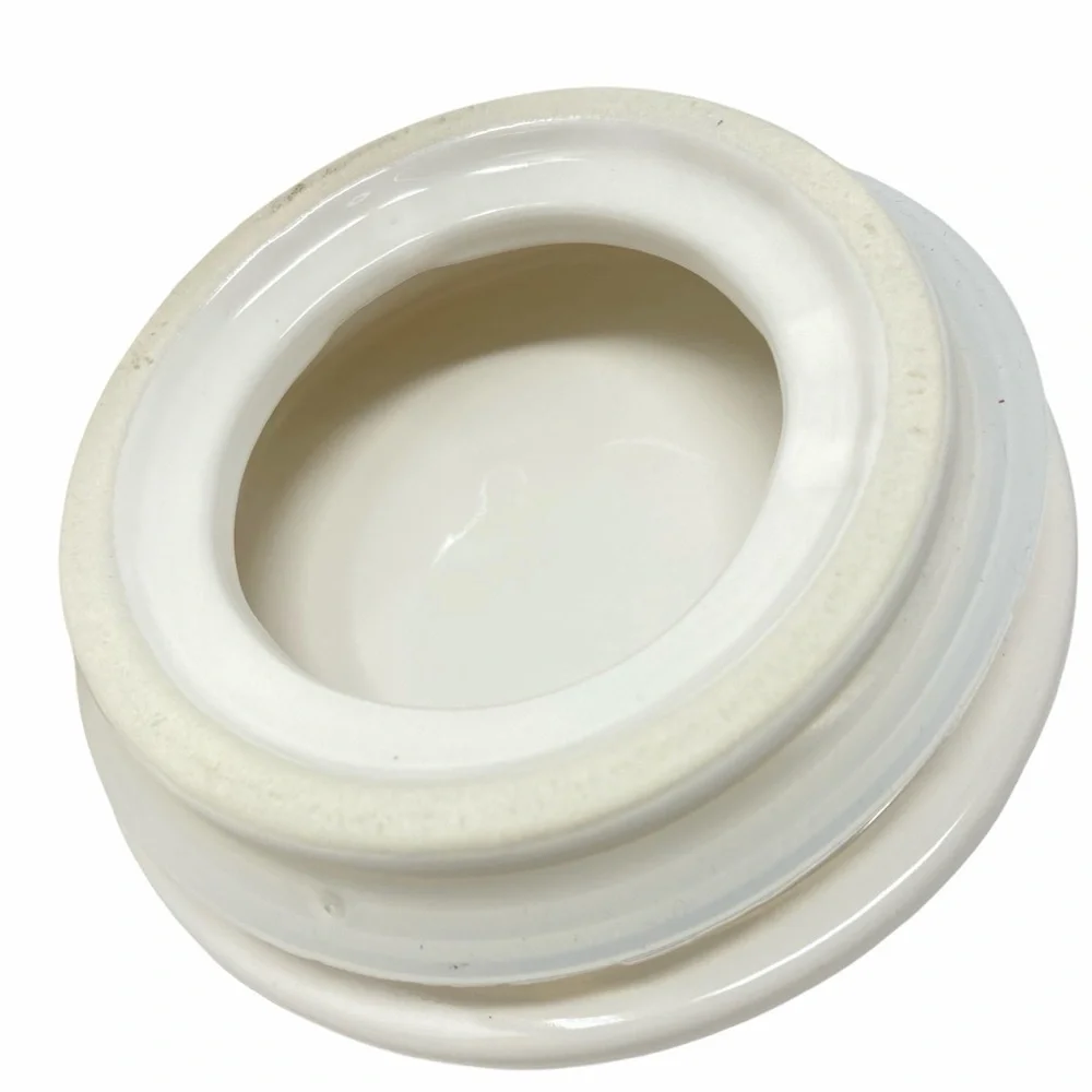 RAE DUNN Large White Canister “Hop To It”